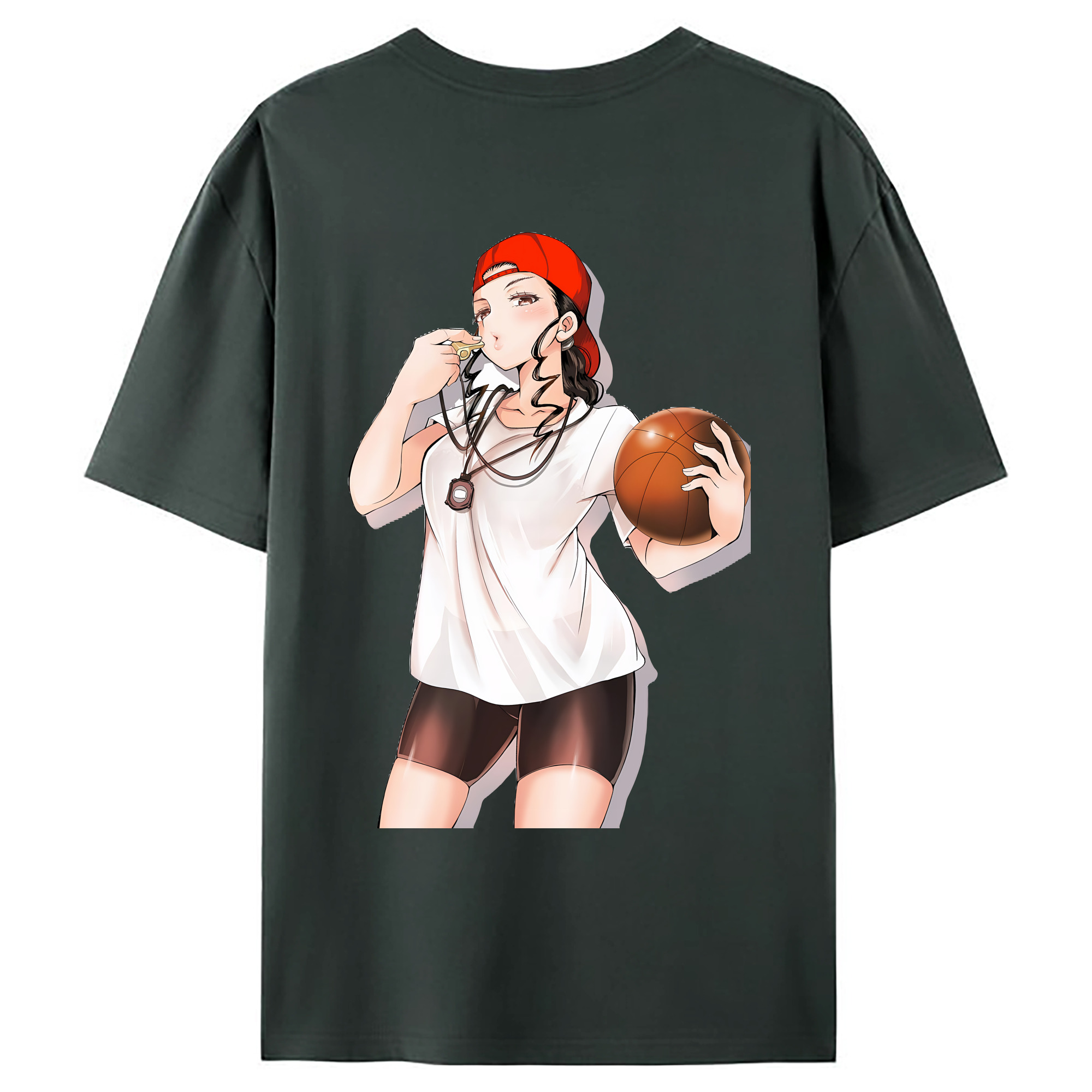 （画像用） SLAM DUNK／スラムダンク 綿100％ メンズ半袖Tシャツ（バックプリント） 通気性